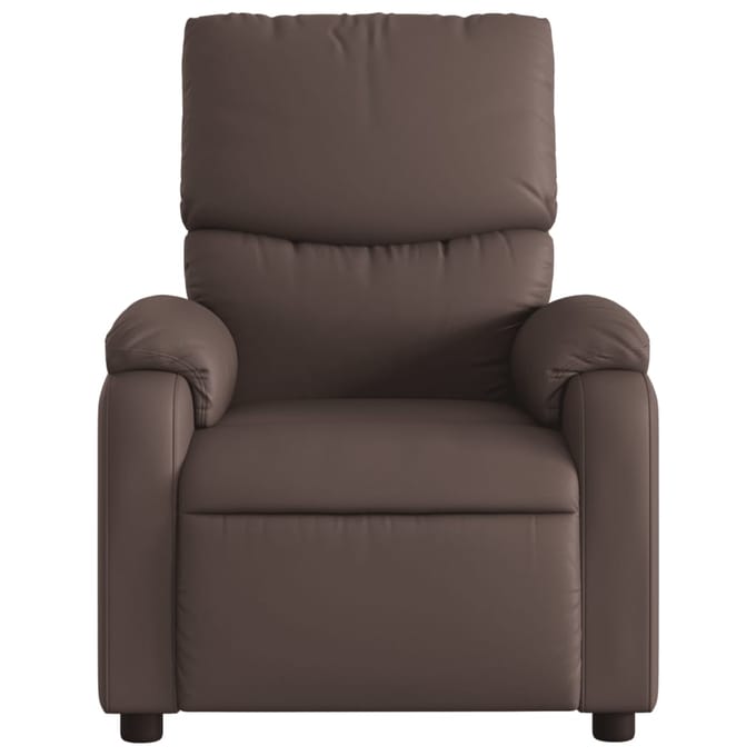 vidaXL - Fauteuil - verstelbaar - kunstleer - bruin