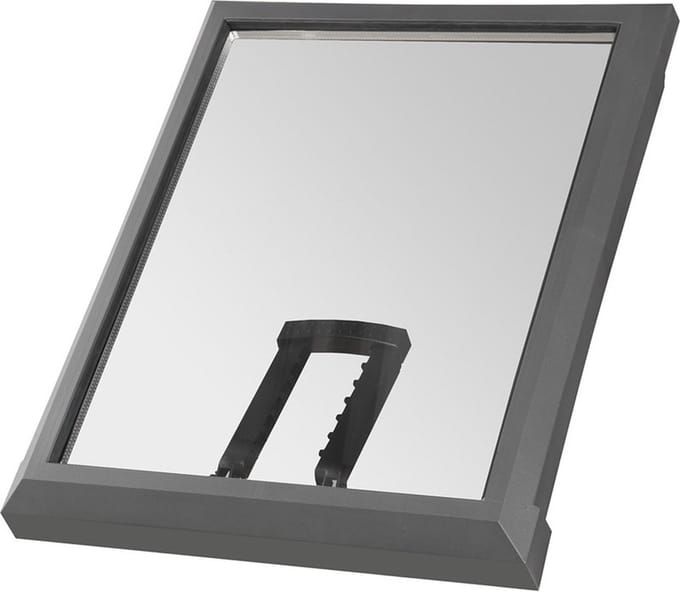 Bovenlicht Purilan Euro dakraam dubbel glas grijs