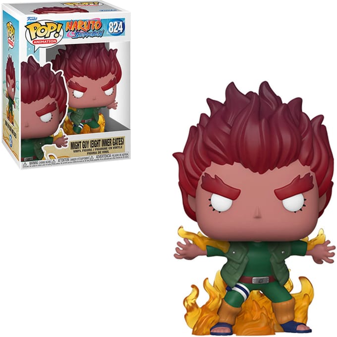 Funko Might Guy (Eight Inner Gates) - Funko Pop! - Naruto Shippuden Figuur - 9cm