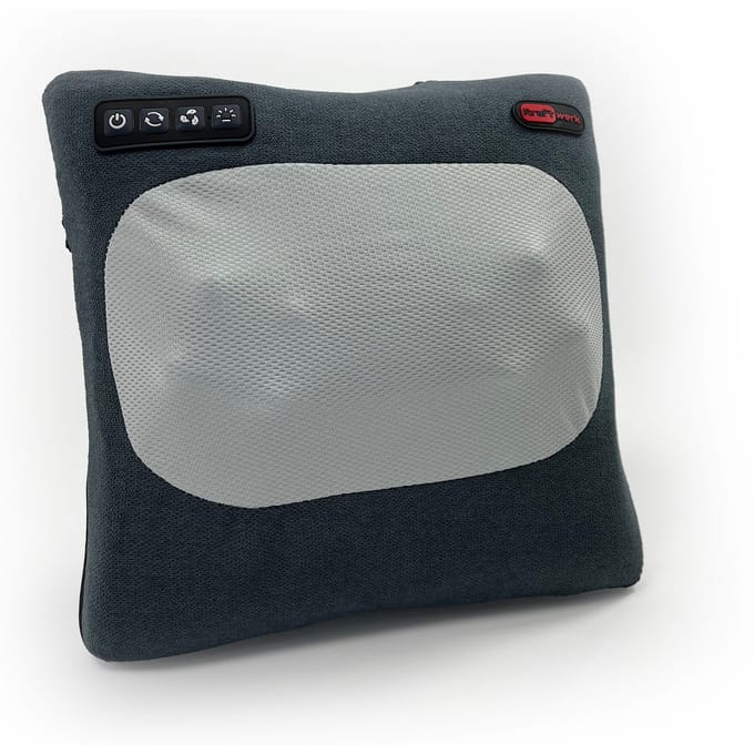 axion®- Kraftwerk snoerloos Shiatsu-massagekussen 33x33 cm.