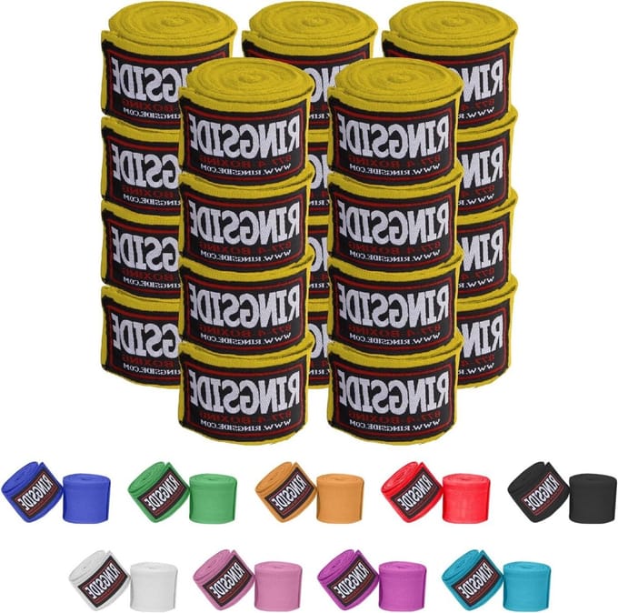 Hand Wraps - Bokszak Wraps - Vechtsport Training - Superlang Design - 10 Paar - Zwart