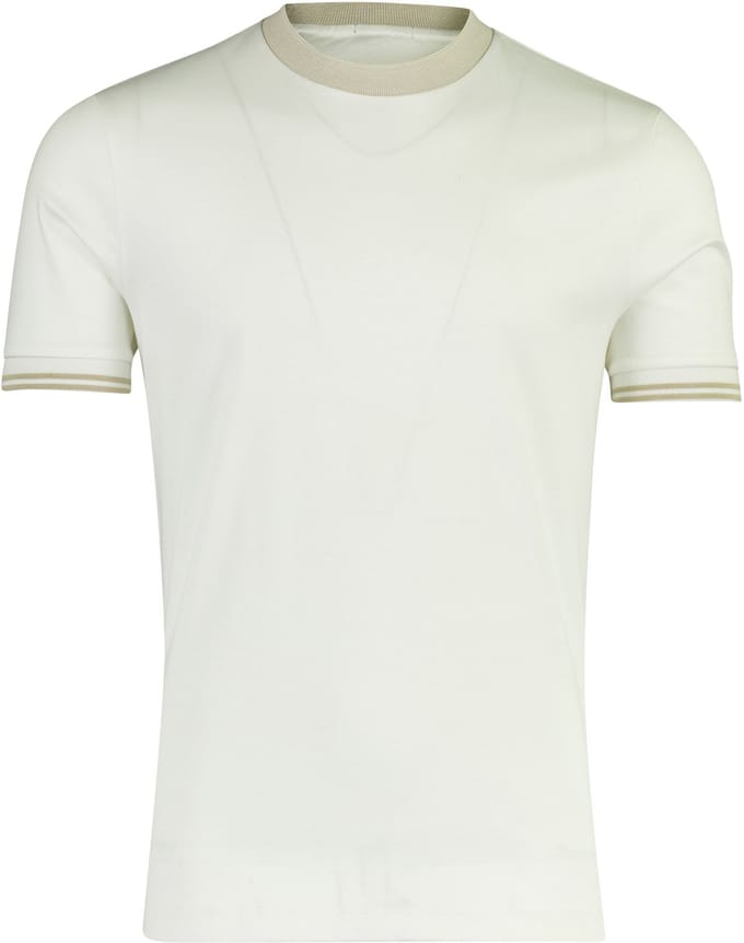 BOSS Black T-shirt wit mercerised slim fit