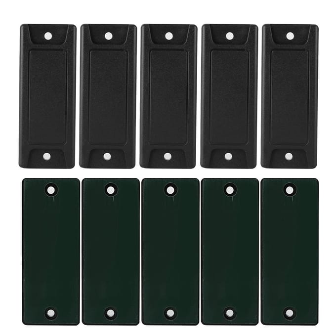 10 stuks ABS 78x30MM UHF RFID Anti-metaal Tag Strip 860~960MHZ EPC black