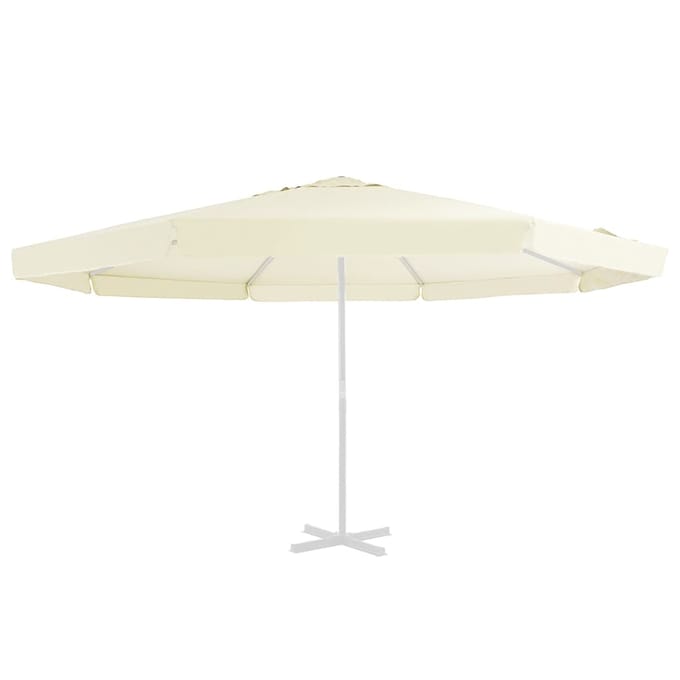 vidaXL - Vervangingsdoek - voor - parasol - 515 - cm - zandkleurig