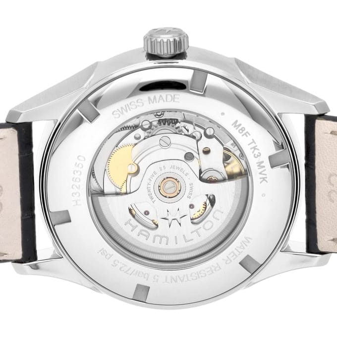 Hamilton Jazzmaster Power Reserve Automatisch Horloge zwart