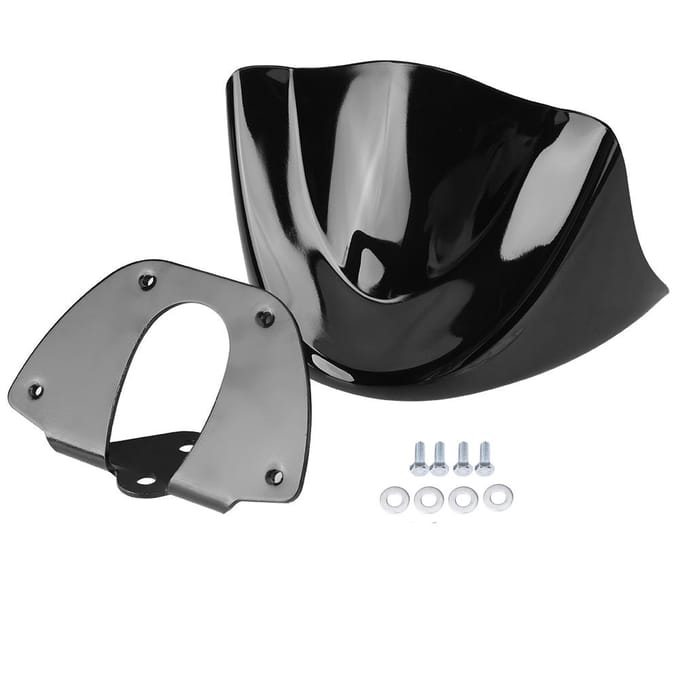 Spoiler Avant Bas de Carenage Garde-Boue Pare-Brise pour Moto 2006 2017 black