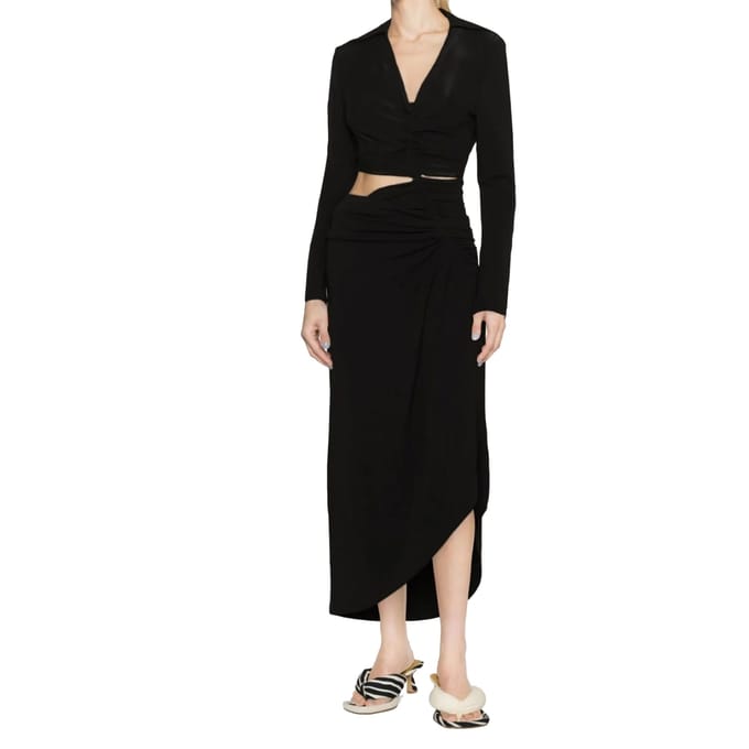 OFF-WHITE Cut-Out Midi-jurk