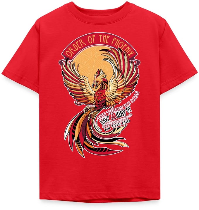 Harry Potter Phoenix Fawkes T-Shirt Kinderen
