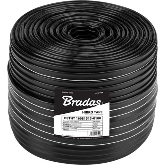 Bradas HIRRO TAPE - Druppelsysteem - 500m - 16mm - 1,5l/h