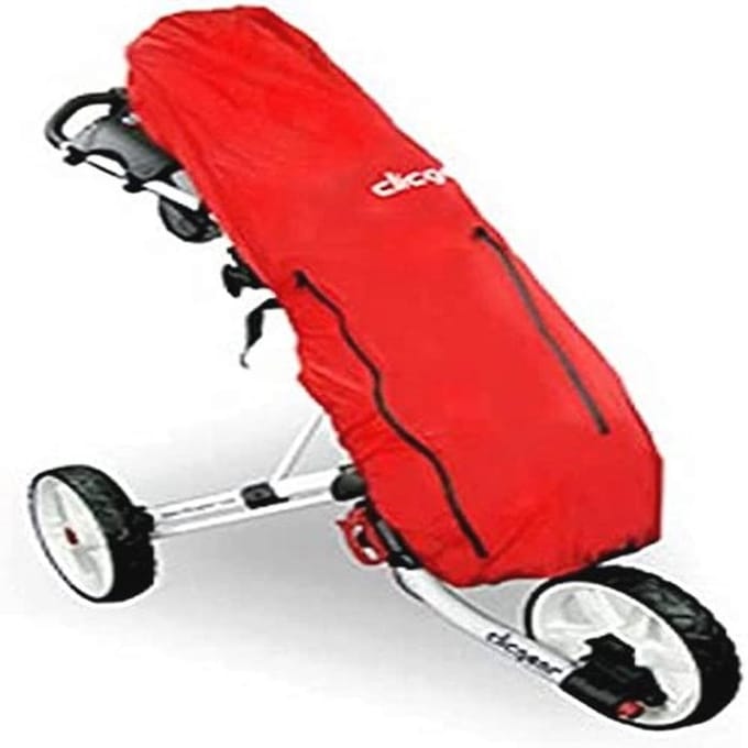 Trolley Regenhoes voor Golftassen - Zwart, Waterdicht en Compact