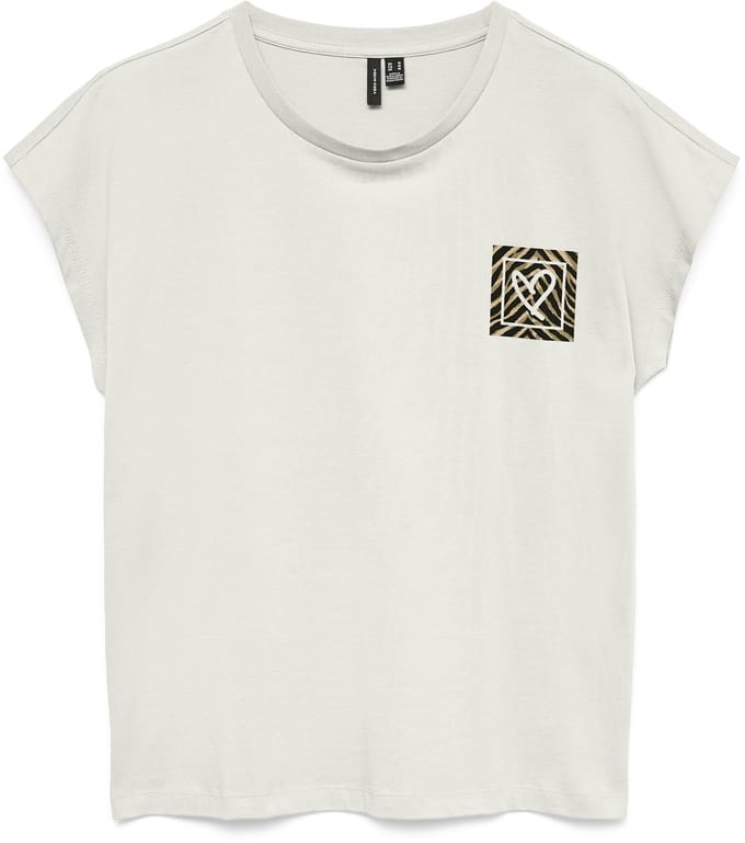 VERO MODA - VMSTINA AVA SS TOP BOX JRS GA - Dames - T-shirts