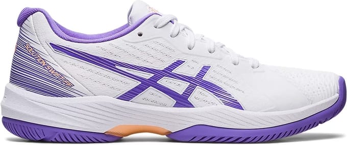 Asics Tennisschoen Solution Swift FF Clay Dames Wit Paars