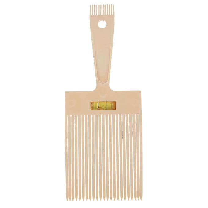 Professionele Platte Top Kam Draagbare Salon Kapper Haarstyling Knipgereedschap Accessoires beige