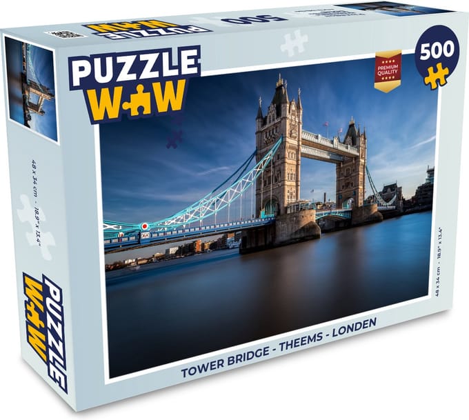 Puzzel Tower Bridge - Theems - Londen - Legpuzzel - Puzzel 500 stukjes