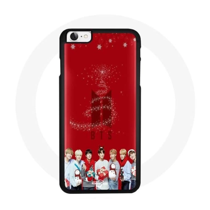 Coque pour Iphone 7 BTS Bangtan Garçons Fond Rouge Cadeau de Noël 2023