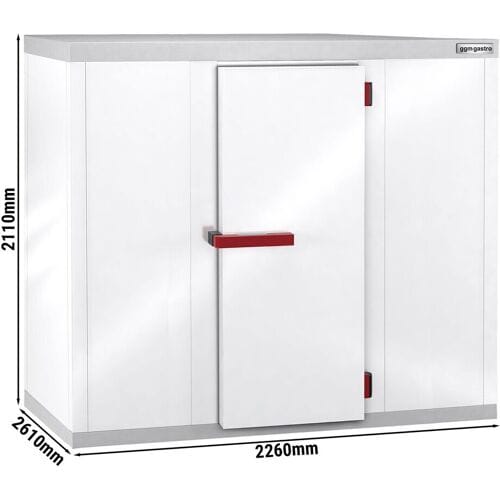 GGM Gastro Kühlzelle - 2260x2610mm - 10,03m³ Wit