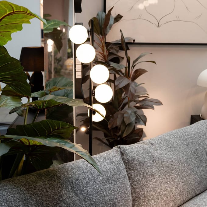 Vloerlamp Scala Balls 160cm zwart en wit Kare Design