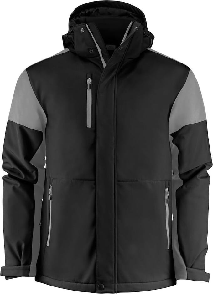 Printer PRIME PADDED SOFTSHELL PRIME 2261071 - zwart/staalgrijs - 5XL