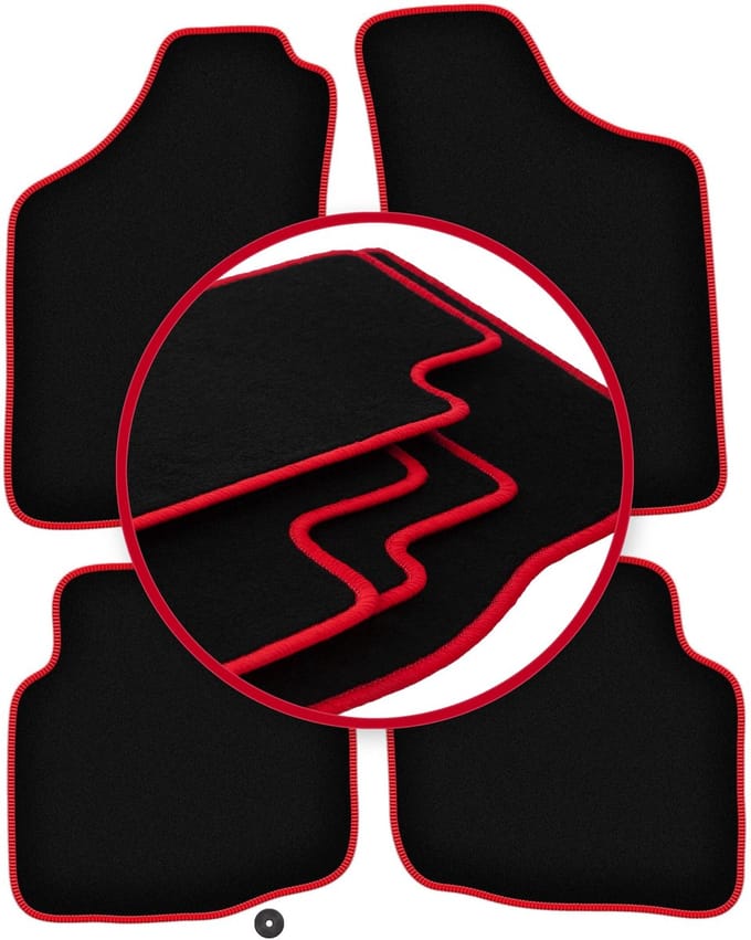 CARLUX-RED automatten voor: Mitsubishi L200 Triton pick-up (2001-2006)