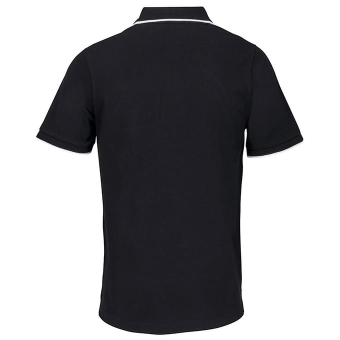 SOLS Volwassen Unisex Palermo Poloshirt (Zwart, Wit)