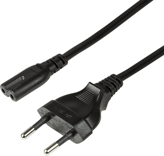 LogiLink CP145 electriciteitssnoer Zwart 3 m CEE7/16 C7 stekker