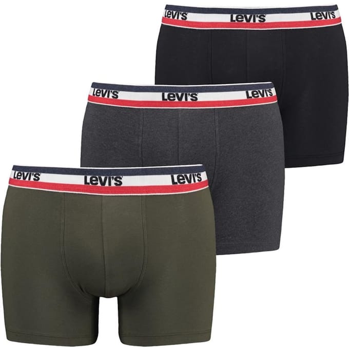 Levi's - Sportswear Logo Boxer 3-pack - 100002870 - 009 Khaki
