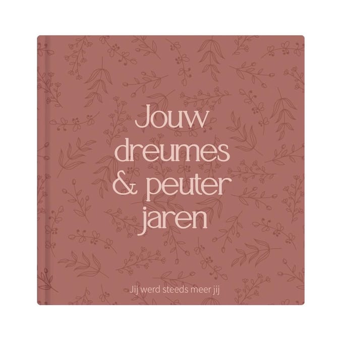Writemoments Opgroeiboek dreumes & peuter - 1 t/m 3 jaar - Terra roze