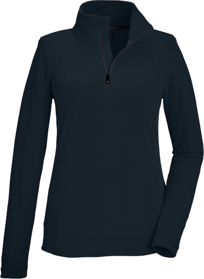 Killtec skipully dames - dames ski pully - 40880 - petrol - korte rits - maat 46