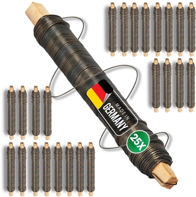 Gegloeide Wikkeldraad 0,65 mm - Flexibele Metaaldraad voor Knutselen en Bloemschikken
