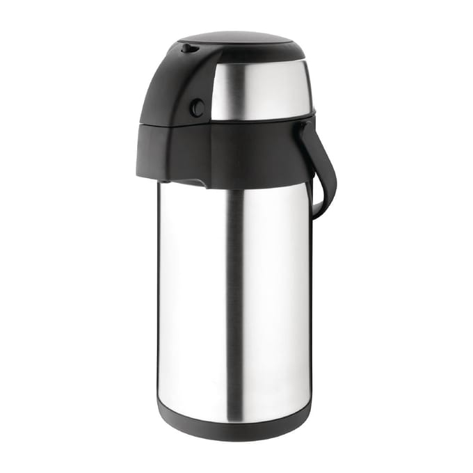 Olympia RVS thermoskan met pompactie 3L