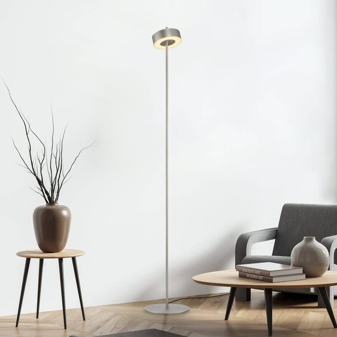 Q-Smart-Home Paul Neuhaus LED vloerlamp Q-Rotate aluminium 140 cm