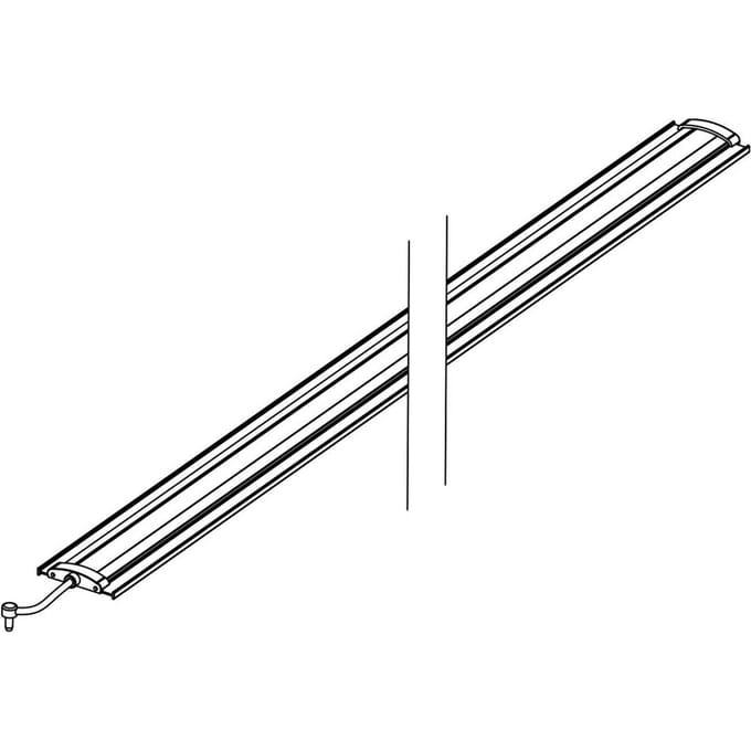 The Light Group SLC LED opvallende lichtmodule Klik voor lengte 112 cm, zwart, CCT