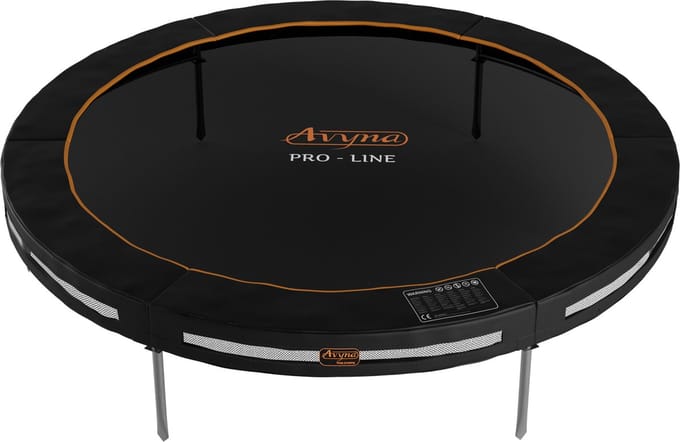 Avyna InGround Trampoline Ø245 cm – Rond – Zwart – Compact Ingraafmodel