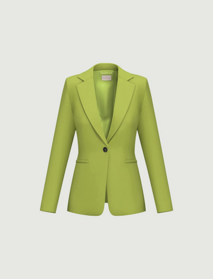 groene vrouw jas