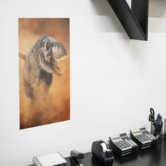 Poster Dino, B1 Synaps posterpapier