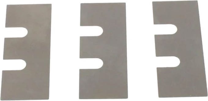 Allparts BP0426001 Locking Nut Neck Shim Set - 3 Stuks