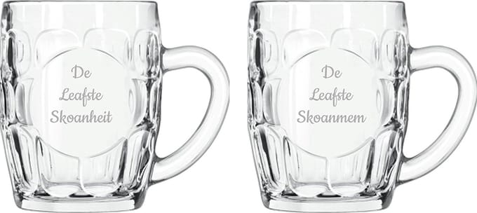 Gegraveerde Bierpul 55cl De Leafste Skoanheit-De Leafste Skoanmem