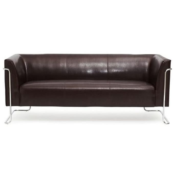 CURACAO | 3-Zits - Lounge bank / sofa Bruin