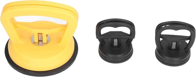 Zuignap Uitdeukstation voor Auto en Glas - 3 Stuks Heavy Duty Lifter