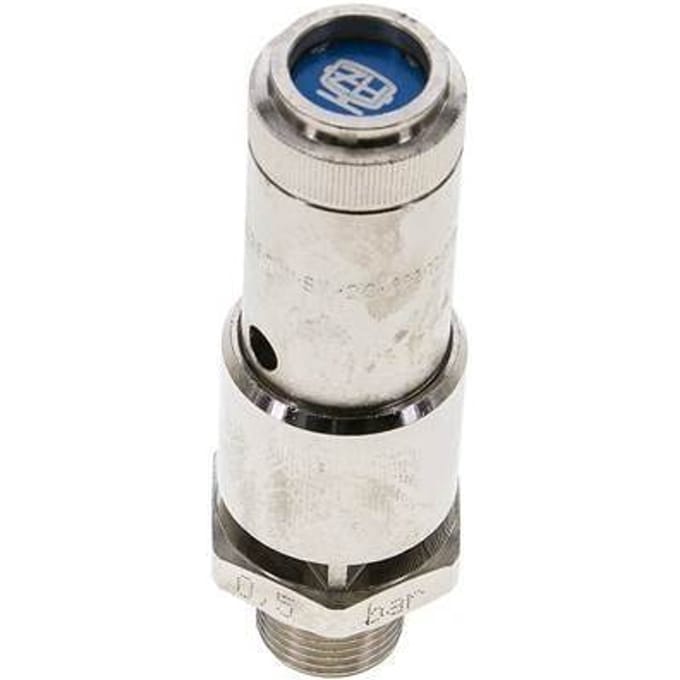 G 3/8'' vernikkeldMessing Vooringesteld Overdrukventiel 2 Bar DN 10 - SFL-BN-10-2-038
