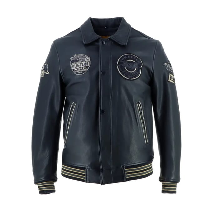 Motor leren jas Von Dutch Vd - Brooklyn