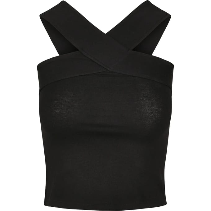 Urban Classics Cross Dames Top - zwart - S