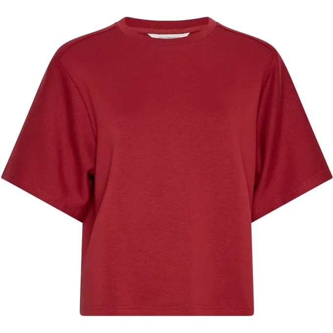 MSCH Copenhagen Mschmaelee Ima Q 2 4 Sweatshirt Tops & T-shirts Dames - Shirt - Rood - Maat M/L