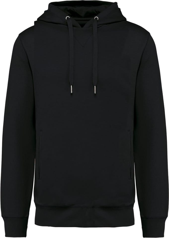 Kariban Ecologische uniseks sweater met capuchon K4009 - Black - S