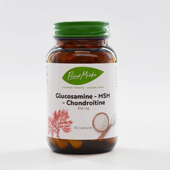 Glucosamine - MSM - Chondroïtine - 856mg - 60 caps