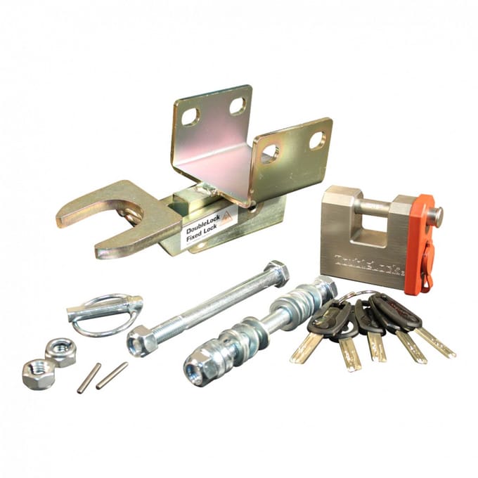 DoubleLock WAK35 Fixed Lock - SCM gekeurd onderbouw disselslot voor geremde koppelingen
