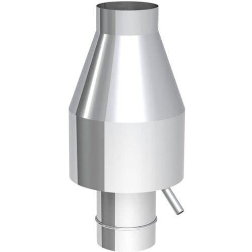 GGM Gastro Deflektorhaube - Ø 400 mm Zilver