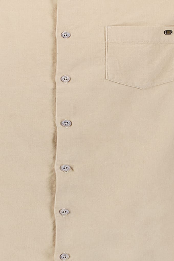 No Excess Shirt Corduroy Solid Kit Größe: S | Casual hemden Outlet | Herren
