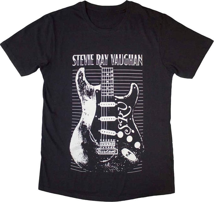 Stevie Ray Vaughan - Guitar Heren T-shirt - 2XL - Zwart