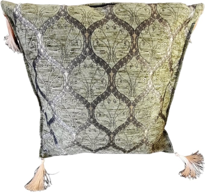 Kussenhoes 43x43 cm | Authentieke Turkse Motieven | Luxe Chenille Stof